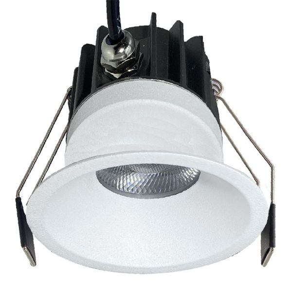 Downlight LED Empotrable ROMBOK dimmable 2700K-3000K-4000K IP65 blanco 12W