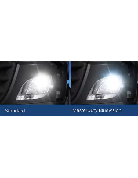 Bombillas H7 24V Luz blanca Master Duty 70W 13972MDBVS2 Philips | LeonLeds