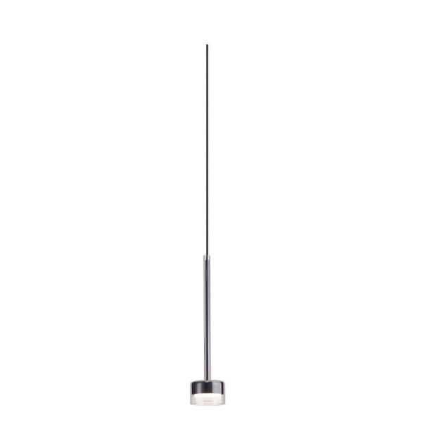 TONIC Suspension sans socle verre Ø20cm GX53 -Configurable- transparent, chrome