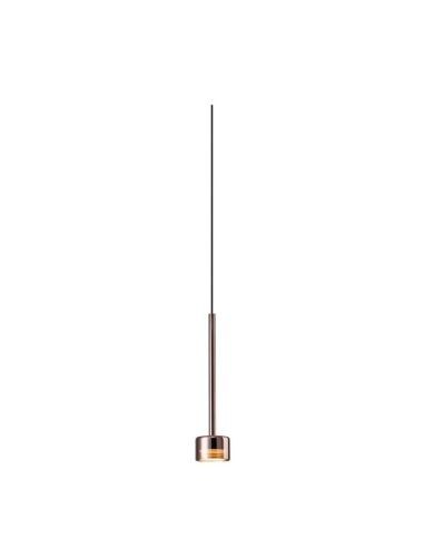Lámpara Colgante sin base TONIC cristal Ø20cm GX53 -Configurable- cobre
