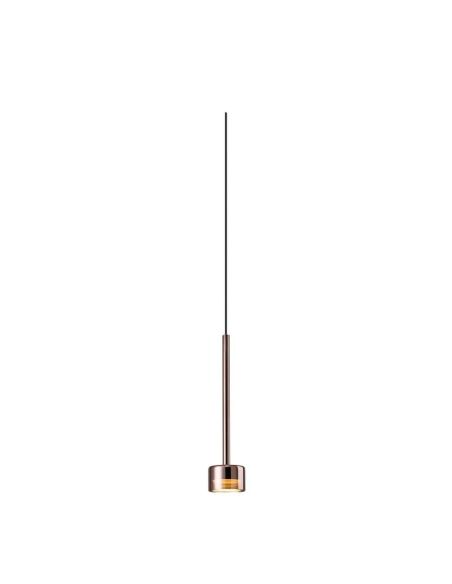 TONIC Suspension sans socle verre Ø20cm GX53 -Configurable- cuivre