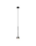 Lámpara Colgante TONIC cristal Ø20cm GX53 cromo