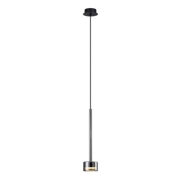 Lámpara Colgante TONIC cristal Ø20cm GX53 cromo