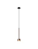 TONIC Lâmpada pingente vidro Ø20cm GX53 cobre