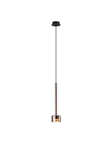 TONIC Lâmpada pingente vidro Ø20cm GX53 cobre