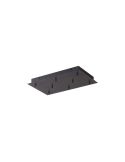 Florón de techo para Lámparas colgantes Colección TONIC 8 Luces, rectangular de metal negro I.50cm -Configurable-