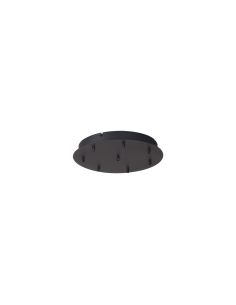 Florón de techo para Lámparas colgantes Colección TONIC 8 Luces, redondo de metal negro Ø 40cm -Configurable-