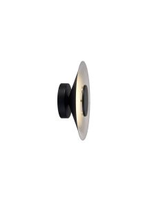 Aplique de Pared LED ORION 8W 3000K Ø 25cm negro