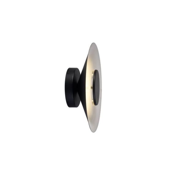 Aplique de Pared LED ORION 8W 3000K Ø 25cm negro