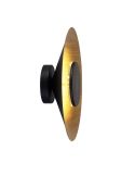 Aplique de Pared LED ORION 24W 3000K Ø50cm negro+madera