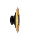 Aplique de Pared LED ORION 24W 3000K Ø50cm negro+oro 