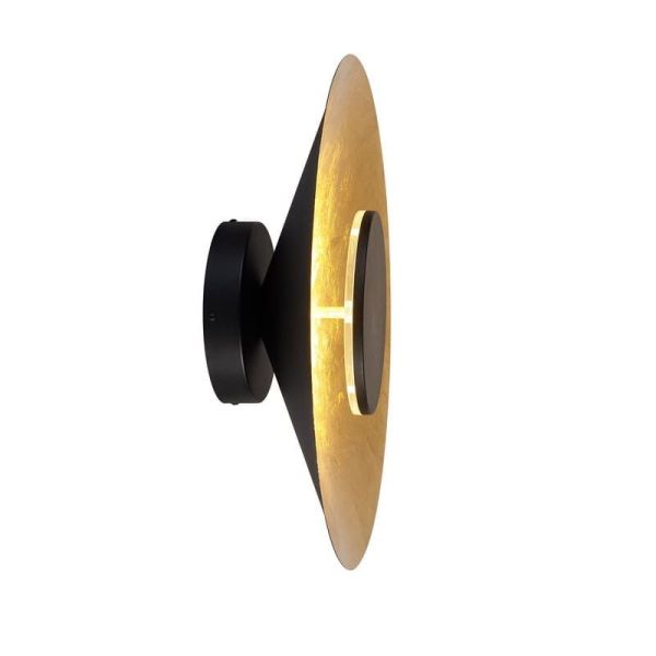 Aplique de Pared LED ORION 24W 3000K Ø50cm negro+oro 
