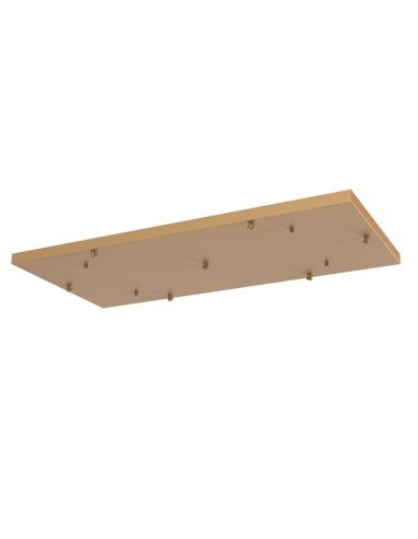 Florón de techo para Lámparas colgantes Colección Elsa 7 Luces, de metal blanco, oro, cromo, negro Ø 62cm -Configurable-