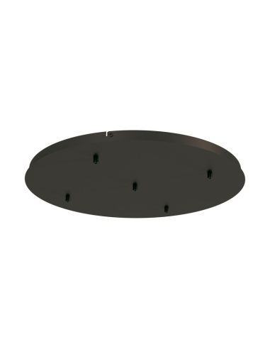 Rosácea de teto para luminárias suspensas Elsa Collection 5 Lights, em metal branco, dourado, cromado, preto Ø 62cm -Configuráve