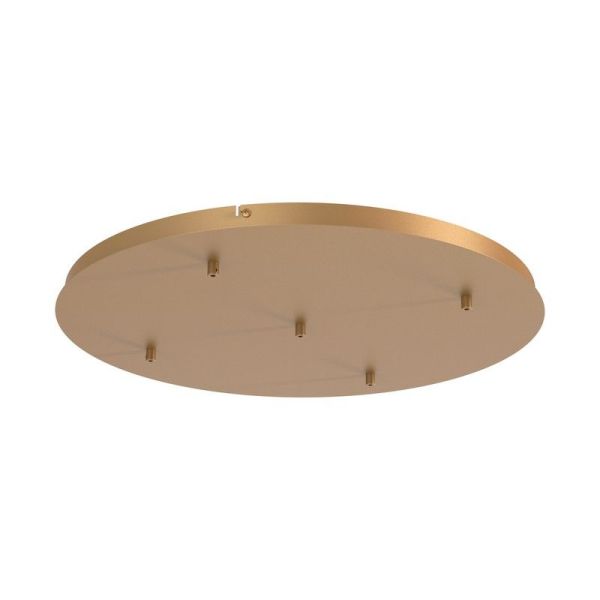 Florón de techo para Lámparas colgantes Colección Elsa 5 Luces, de metal blanco, oro, cromo, negro Ø 62cm -Configurable-