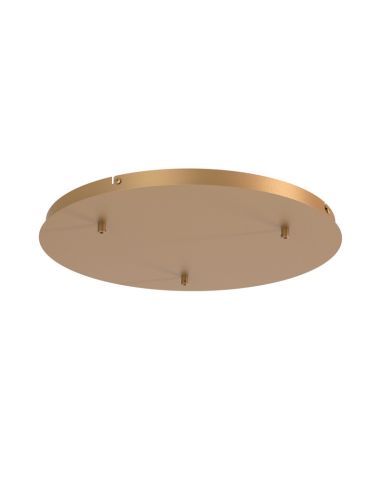 Florón de techo para Lámparas colgantes Colección Elsa 3 Luces, de metal blanco, oro, cromo, negro Ø 52cm -Configurable-