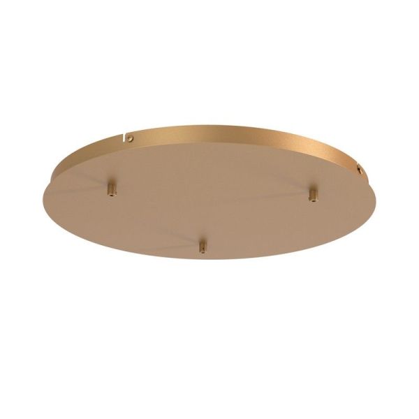 Rosácea de teto para luminárias suspensas Elsa Collection 3 Lights, em metal branco, dourado, cromado, preto Ø 52cm -Configuráve