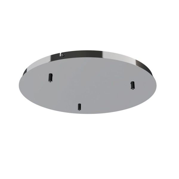 Rosácea de teto para luminárias suspensas Elsa Collection 3 Lights, em metal branco, dourado, cromado, preto Ø 52cm -Configuráve