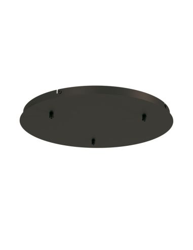 Florón de techo para Lámparas colgantes Colección Elsa 3 Luces, de metal blanco, oro, cromo, negro Ø 52cm -Configurable-