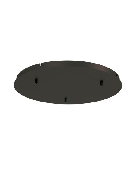 Florón de techo para Lámparas colgantes Colección Elsa 3 Luces, de metal blanco, oro, cromo, negro Ø 52cm -Configurable-