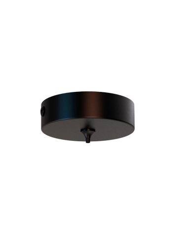 Rosace pour suspensions Collection Elsa 1 Lumière, métal blanc, doré, chrome, noir Ø 10cm -Configurable-