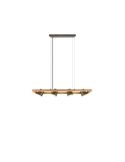 Lámpara de techo LED BELL altura ajustable 4 luces apagadas