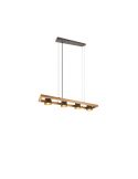 Lámpara de techo LED BELL altura ajustable 4 luces | LeonLeds