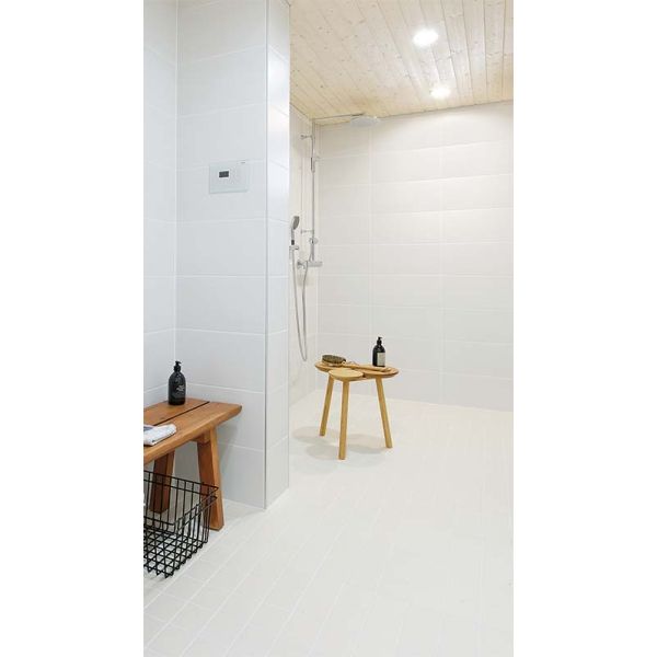 Downlight Quad 2 IP43 LED Empotrable Cuadrado corte redondo 16w blanco y gris | LeonLeds