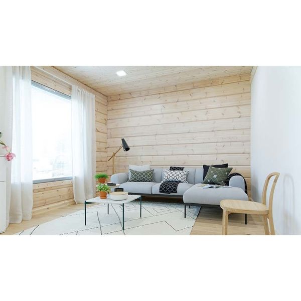 Downlight Quad 2 IP43 LED Empotrable Cuadrado corte redondo 16w blanco y gris | LeonLeds