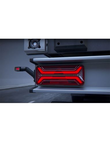 Feu arrière LED Ecoled II ECE R48 12V-24V Connecteur ASS2 et 5 connecteurs Aspock | LéonLeds