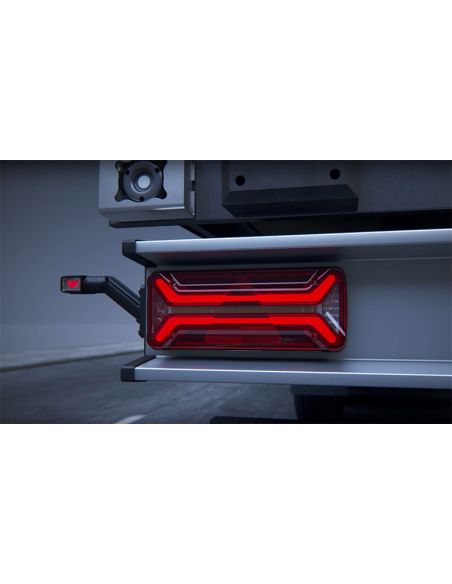 Feu arrière LED Ecoled II ECE R48 12V-24V Connecteur ASS2 et 5 connecteurs Aspock | LéonLeds