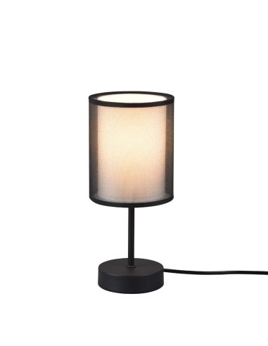 Lámpara de sobremesa LED BURTON, tela y organza IP20 | LeonLeds