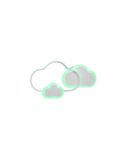 Plafón Techo LED/ Aplique Pared Cloudy con mando color verde