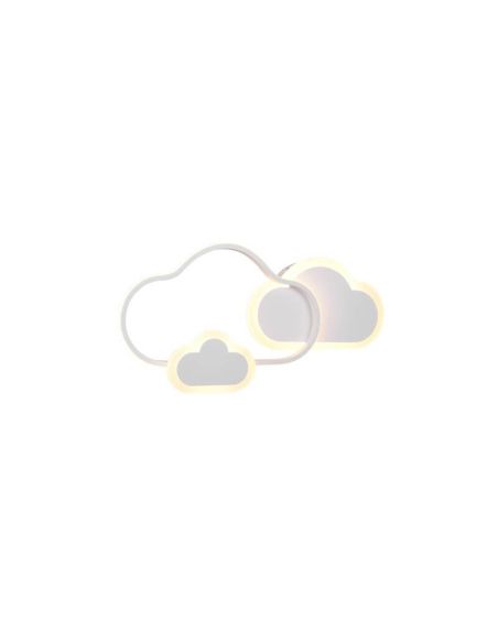Plafón Techo LED/ Aplique Pared Cloudy con mando | LeonLeds