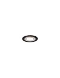 Downlight empotrable LED Core negro 5W 3000K | LeonLeds