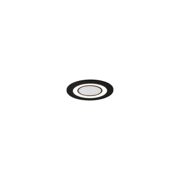 Downlight empotrable LED Core negro 5W 3000K detalle producto
