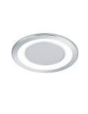 Downlight LED encastrable CORE chrome 10W 450Lm 3000K | LéonLeds