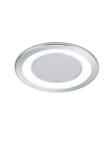 Downlight empotrable LED CORE cromo 10W 450Lm 3000K | LeonLeds