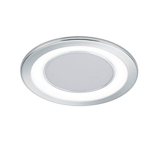 Downlight LED encastrable CORE chrome 10W 450Lm 3000K | LéonLeds