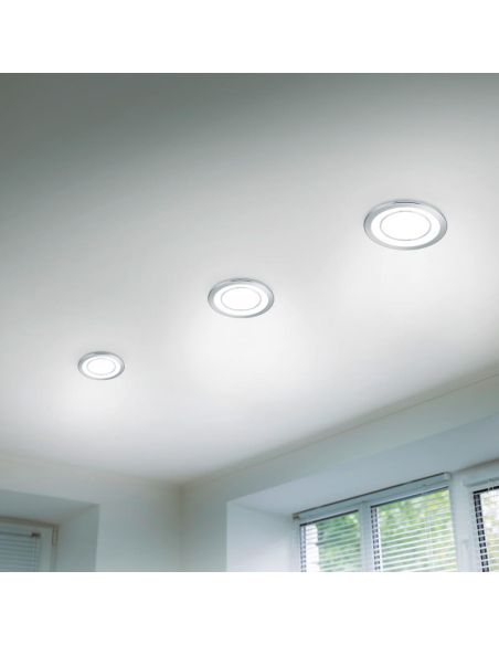 Downlight empotrable LED CORE cromo 10W 450Lm 3000K detalle producto