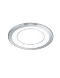 Downlight empotrable LED CORE cromo 10W 450Lm 3000K detalle empotrado