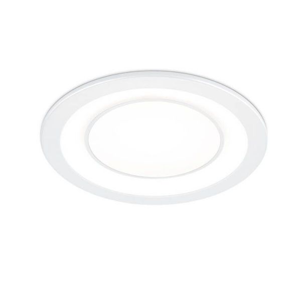 Downlight embutido LED CORE branco 10W 450Lm 3000K | LeonLeds