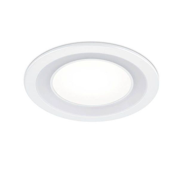 Downlight encastré LED CORE blanc 10W 450Lm 3000K détail du produit LED allumé