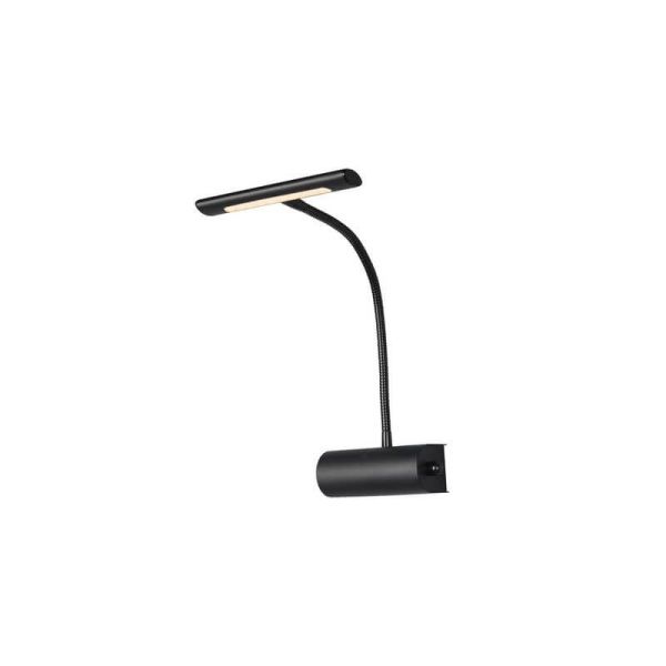 Aplique de pared LED metal CURTIS flexible 1x4W 3000K IP20 | LeonLeds