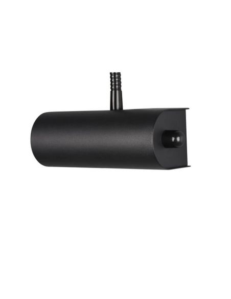 Aplique de pared LED metal CURTIS flexible 1x4W 3000K IP20 detalle interruptor