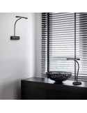 Lámpara de mesa LED metal CURTIS flexible 1x4W 3000K IP20 foto ambiente