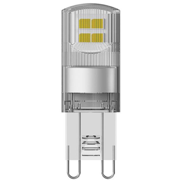 Lâmpada LED G9 1.9W de substituição 20W classe de desempenho PIN especial CL 20 não dim | LeonLeds