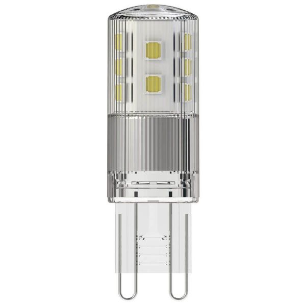 Lâmpada LED G9 regulável 3W substituição 30W classe de desempenho PIN especial CL 30 DIM LedVance | LeonLEDS