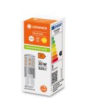 Lâmpada LED G9 regulável 3W substituição 30W classe de desempenho PIN especial CL 30 DIM LedVance | LeonLEDS