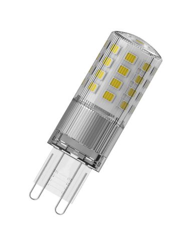 Lâmpada LED G9 regulável muito poderosa, 4W, substituição, 40W, 470Lm, classe de desempenho especial CL50 Dim LedVance